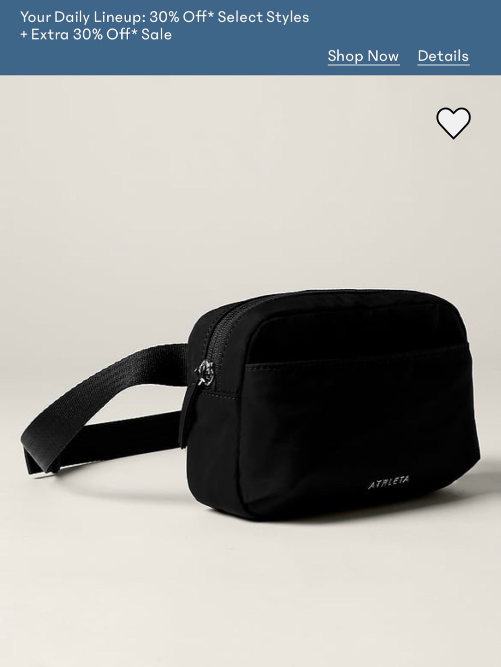 Athleta All About Crossbody Belt Bag
